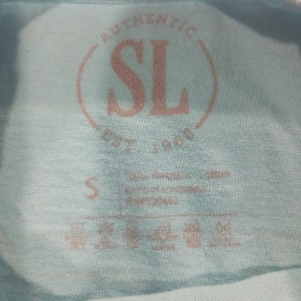 Southern Living South Is A Lifestyle Shirt Mens Small Blue Magnolia Flower Tee - Picture 5 of 7
